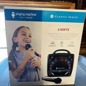 Singing Machine Karaoke System with Lights